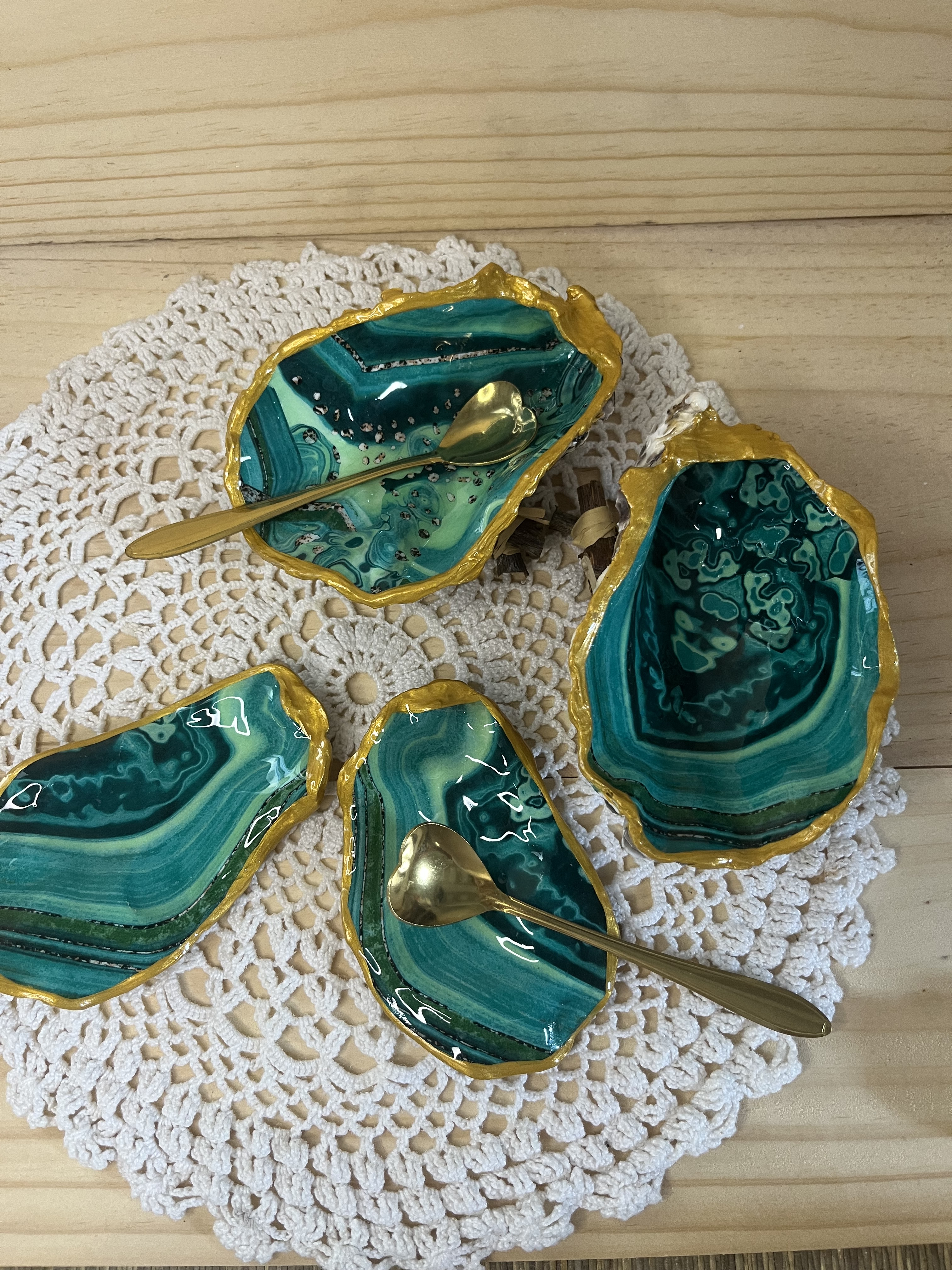 Sel & Poivre – Vert émeraude, nuances aléatoires