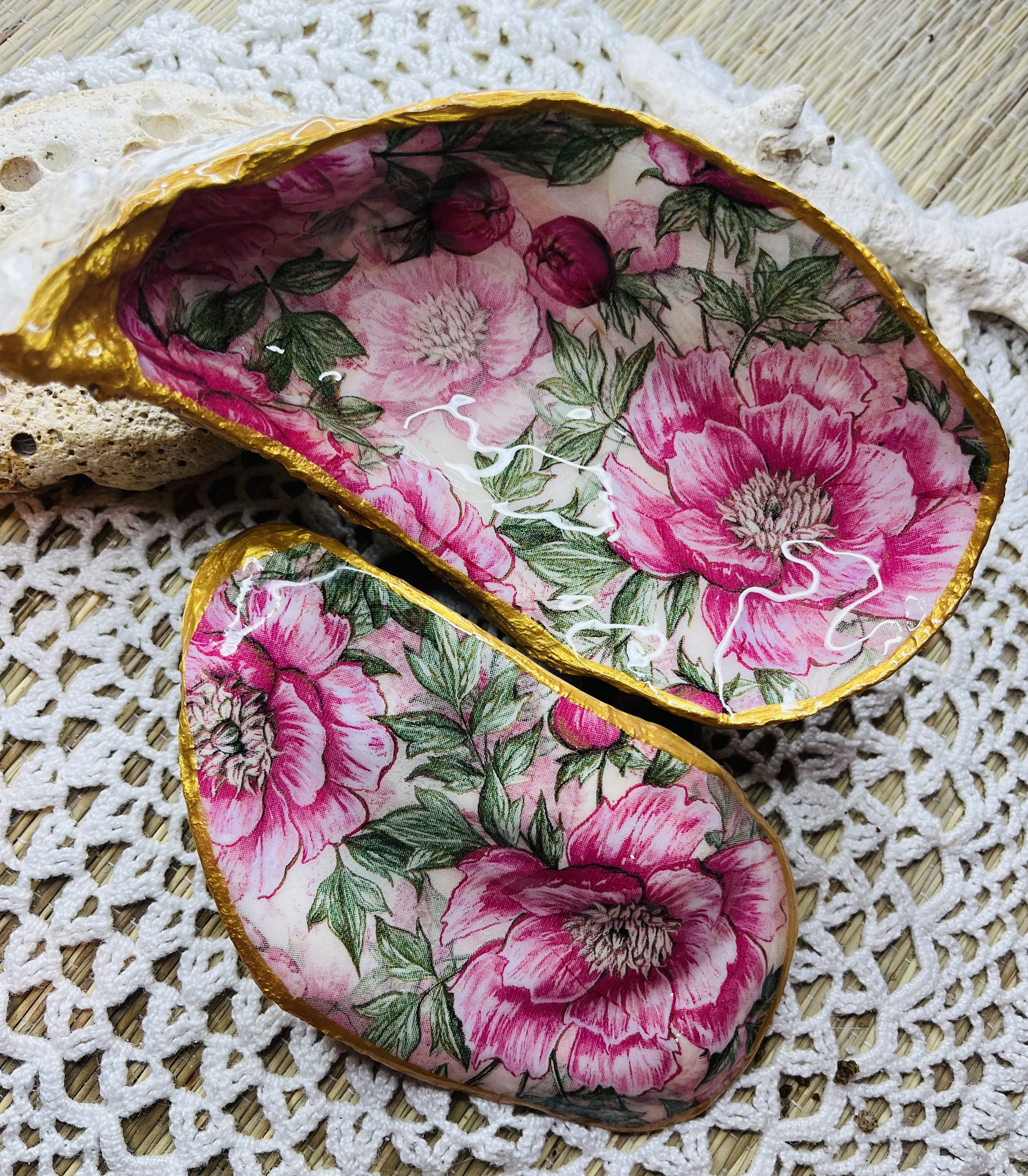 Huître Magnoliola sublimée – Roses éclatantes